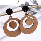 Wholesale Fashion Simple Women Fashion Wood Earring