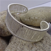 925 Wire Wrapped Bangles Cuff