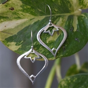 PLAIN 925 Silver Earring Gift For Her Earring