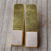 WHITE DRUZY Semi precious Gemstone Wholesale Silver Earring