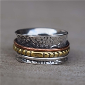 Manufacturer Silver Spinner Ring