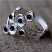 Fantabulous Party Wear Silver Jewellery Wholesale 925 Sterling Silver New Black Onyx Gemstone Ring