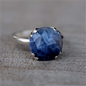 Designer Wear Silver Jewellery 925 Sterling Silver New Sapphire Gemstone Ring