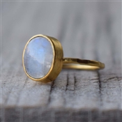 RAINBOW MOONSTONE Stackable Designer Ring Gift For Her