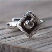 WHITE CZ Hot Selling Gemstone Ring Solid 925 Sterling Silver Ring