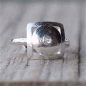 WHITE CZ New Arrival Gemstone Ring Solid 925 Sterling Silver Ring