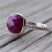 RUBY Hot Selling Silver Ring Gemstone Ring Gift For Her