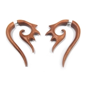 Creative Women's Fashion Simple Wood Earring