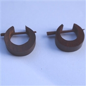 New Fashion Exotic Style Wooden Earrings Simple Earrings