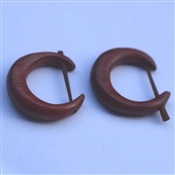 Designer Wood Earrings Handcrafted Wooden High Fashion Earring